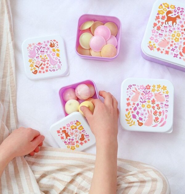 Lunchbox / 4er Set / Blumengarten – Bild 5