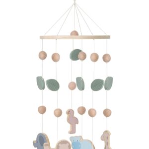 Das Mobile "Safari" stimuliert sanft den Seh- und Tastsinn ihres Babys.