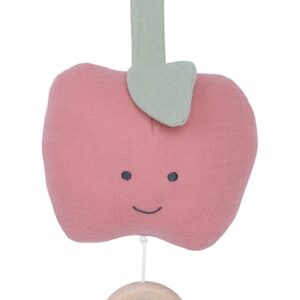 Die Spieluhr "Apfel" sorgt für Ruhe und Geborgenheit im Kinderzimmer.