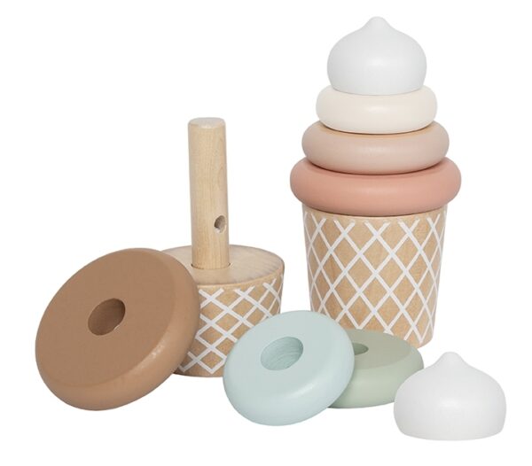 Stapelspielzeug Eiscreme – Bild 2