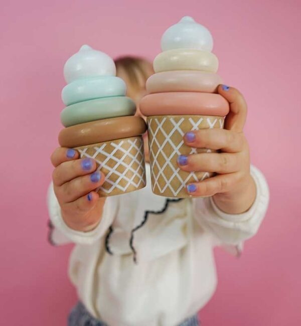 Stapelspielzeug Eiscreme – Bild 3