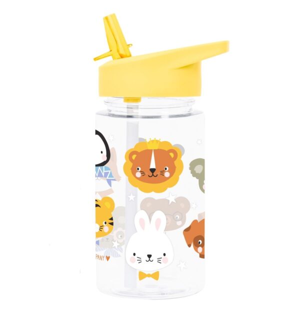 Mit der Trinkflasche für Tierfreunde sind ihre Kleinen immer bestens versorgt.